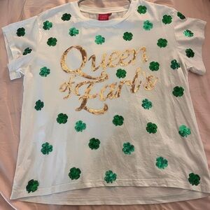 Queen of sparkles shirt saint patricks day